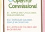make cute digital art commissions